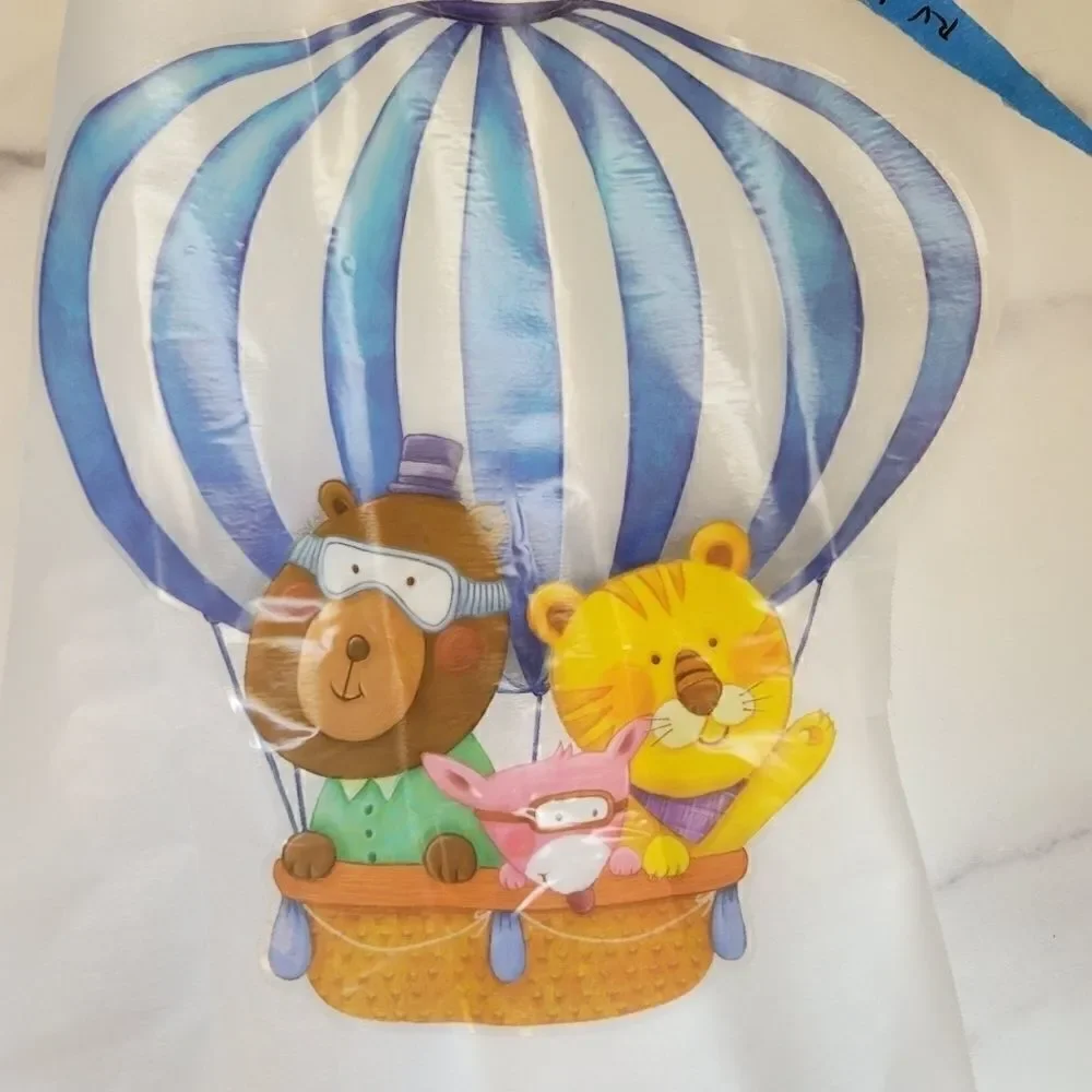 Wall art nursery stickers hot air balloon
